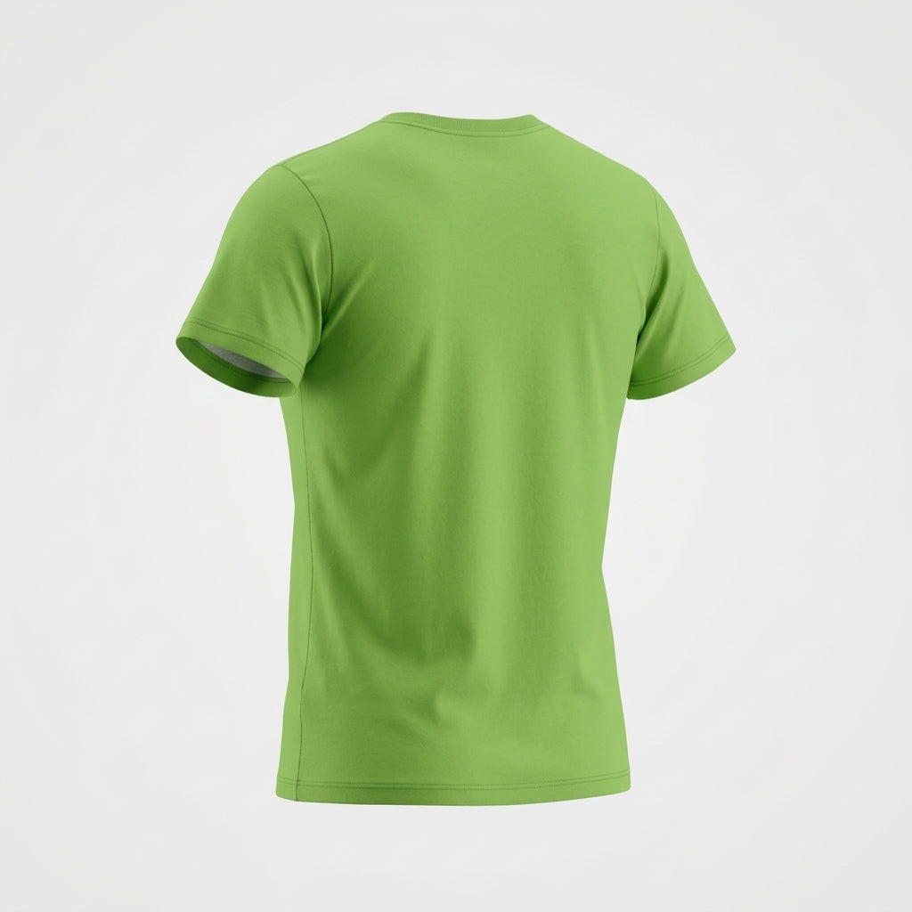 Grün Baumwoll-T-Shirt
