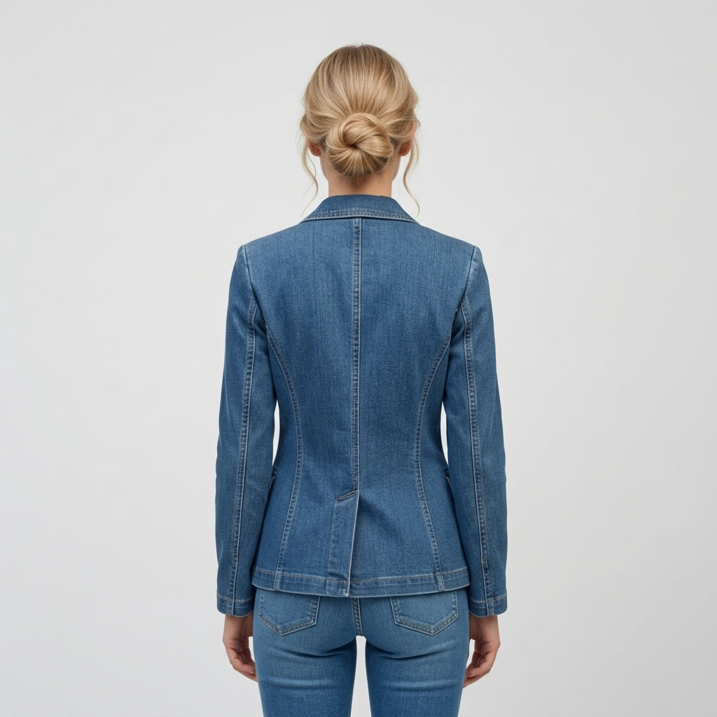 Blauer Jeans Blazer