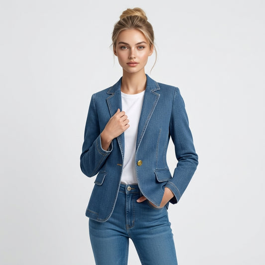 Blauer Jeans Blazer