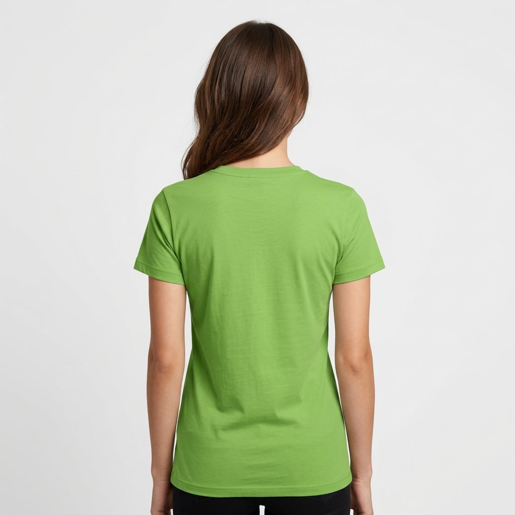Grün Baumwoll-T-Shirt