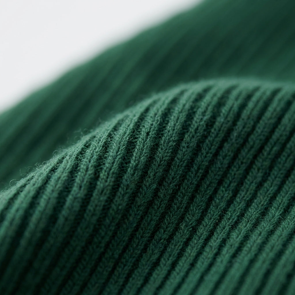 Grünes Strickkleid