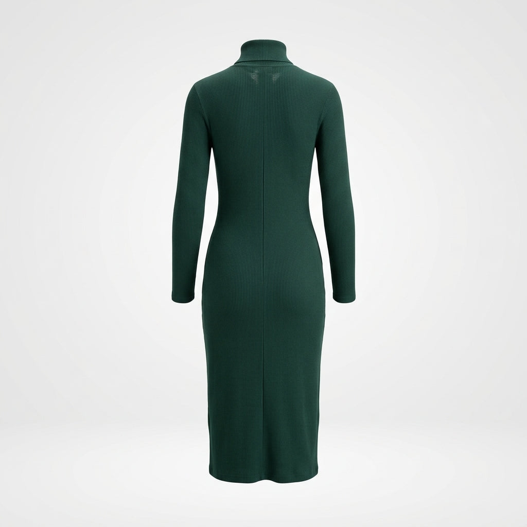 Grünes Strickkleid