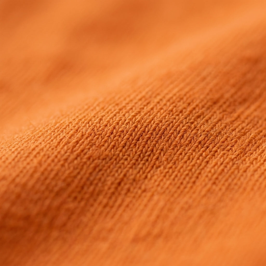 Orange Baumwoll-T-Shirt